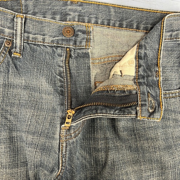 Levi’s 527 Straight Leg Denim Blue Jeans Fade Lines Tag Reads 30 X 30 - Picture 13 of 15